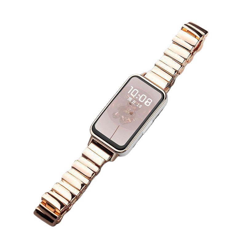 Niche luxury smartwatch for women and men - running & fitness tracker, heart rate monitor, alarm clock, offline payment, and message notifications