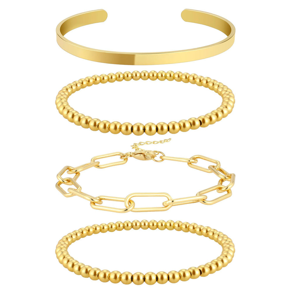 European and american cross-border fashion minimalist stainless steel heart knot bangle geometric claw chain tennis chain women's bracelet