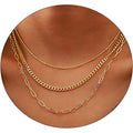 European and american fashionable minimalist versatile hip-hop layered choker necklace - statement lightweight luxury titanium steel necklace for women