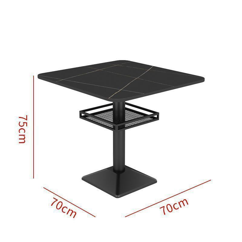 Bar booth sofa cafe western restaurant clear bar table music dining bar bistro dining table and chair combination cp