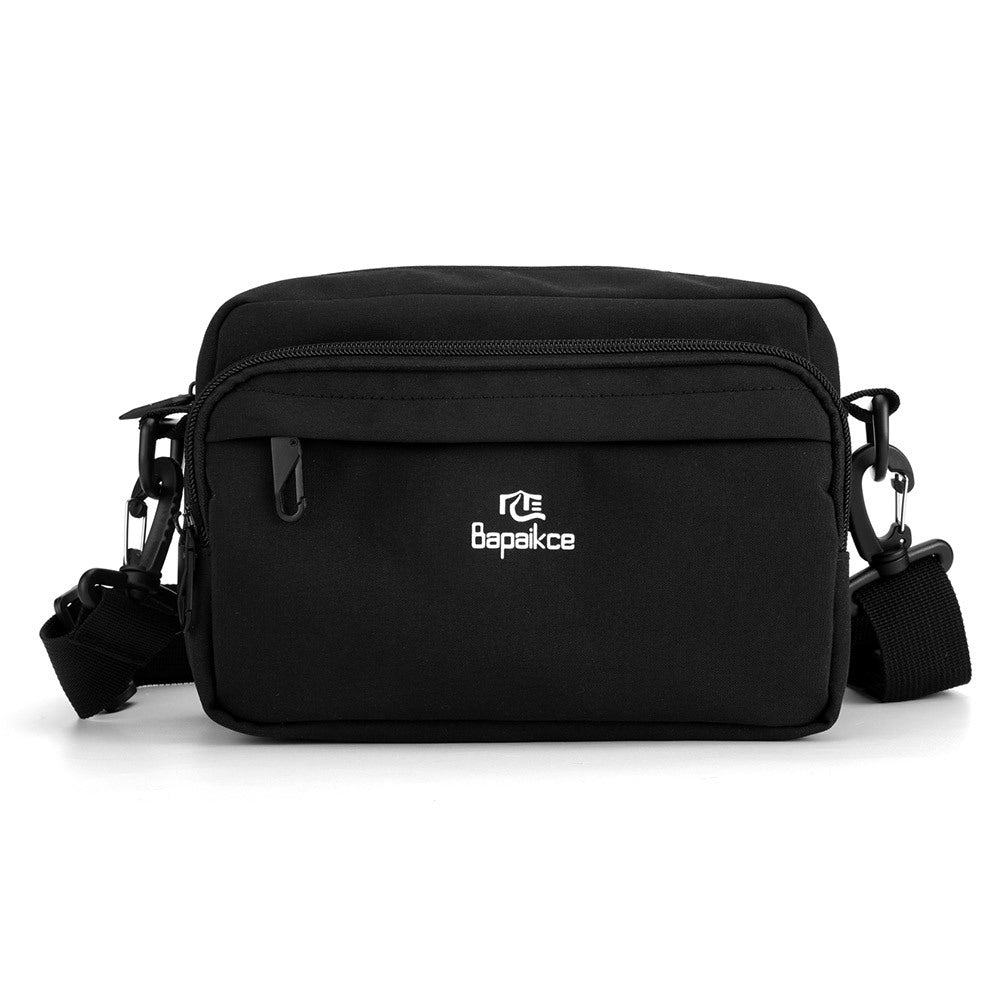 Small bag women's 2024 new fashion women's bag shoulder messenger bag solid color cloth bag canvas bag spring and summer small square bag