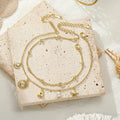 stylish trend glossy shell pearl anklet that does not fade when exposed to water, accessible luxuryclassy gift