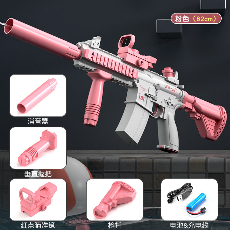 Popular m416 high-capacity kids' electric automatic water gun - water pistol for boys and girls