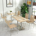 Burger restaurant table, restaurant table, snack fast food restaurant table and chair, milk tea shop staff canteen table and chair combination for commercial use