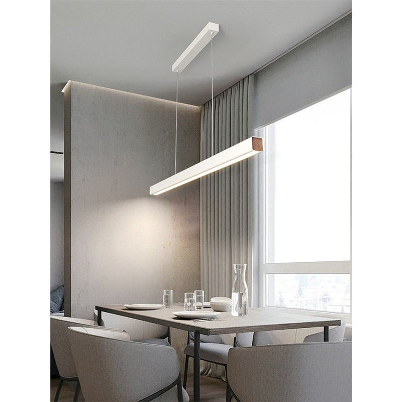 Full spectrum eye protection adjustable restaurant light linear pendant lamp island table dining table minimalist dining table pendant lamp bar tea room pendant lamp
