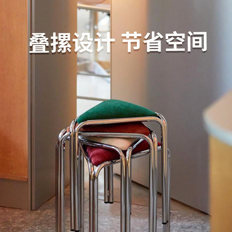 Same-day shipping on vintage-style stools. stackable retro cafe dining chairs, triangular stools, perfect for small spaces, and stainless steel office chairs