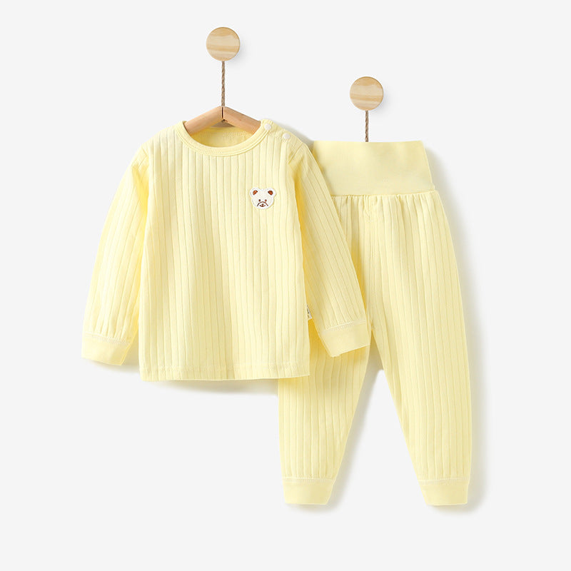 Kids' 100% cotton underwear set - baby thermal underwear, base layer, pajamas for boys and girls, ages 0-3 years