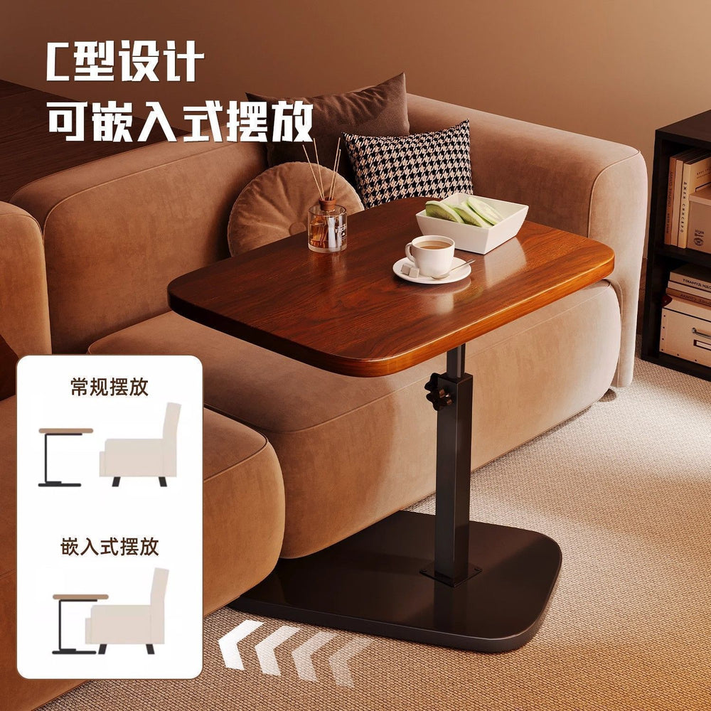 Movable adjustable computer desk study table for home living room sofa side table foldable desk bedroom bedside table