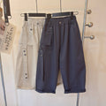 [new spring ] trendy and fashionable boys and girls workwear scimitar pants 2612