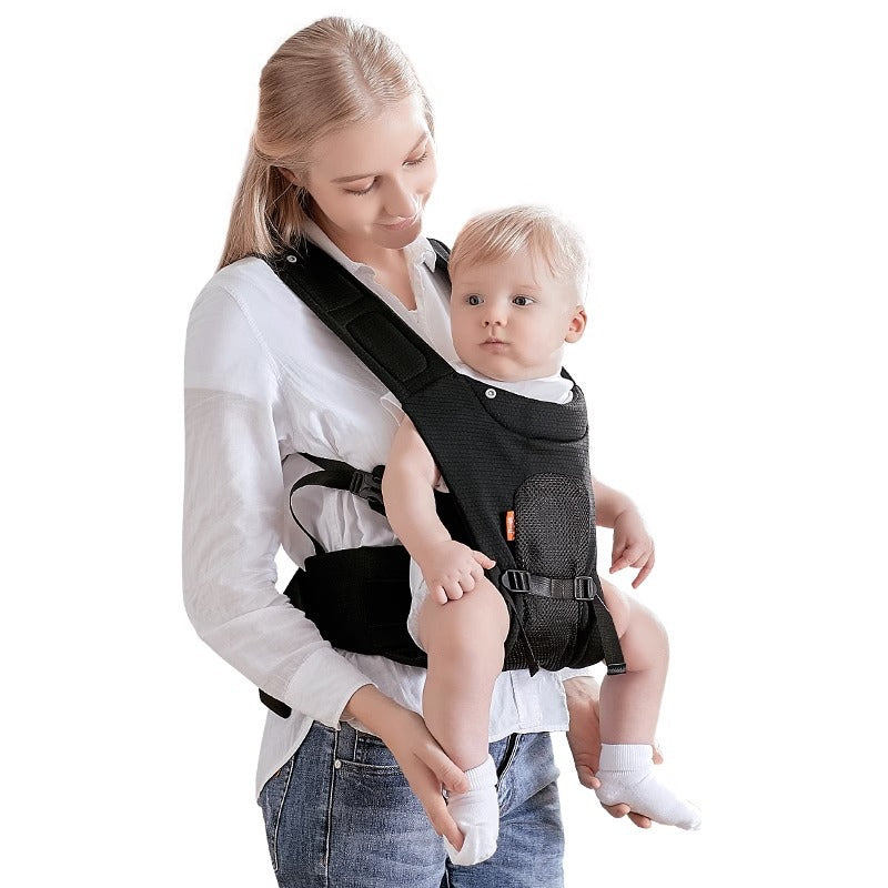 Amazon baby carrier - two-in-one ergonomic hip seat & front carrier - lightweight & portable for newborns to toddlers - perfect for lounging & travel