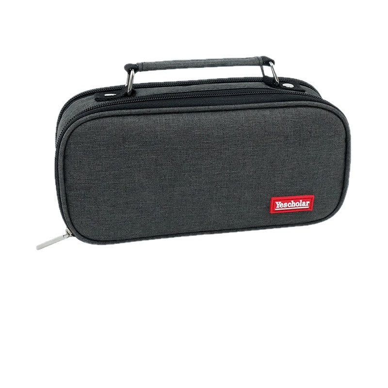Large capacity pencil case boy stationery box junior high school students 2024 new  stationery box multi-layer primary school students pencil case