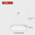 Led round pendant light barber shop lamp office ceiling light hanging wire light bar counter light live stream industrial style lighting fixture