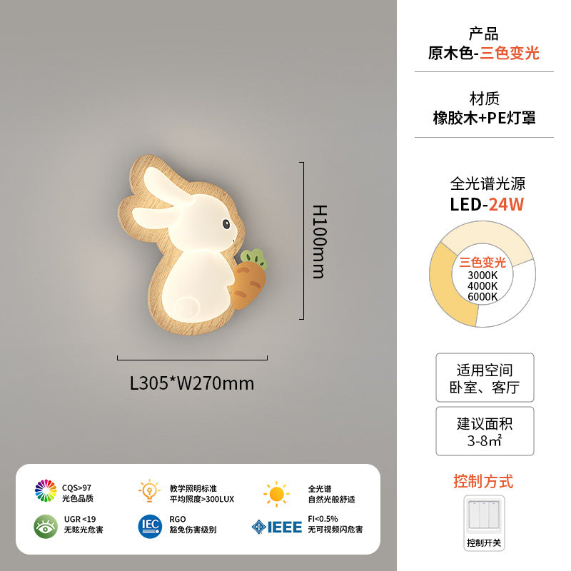 Walnut color star aisle light corridor entrance entrance balcony light full spectrum room rabbit wall light ceiling light