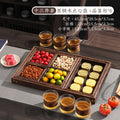 [thirteen-piece set] original paulownia tea tray + wooden ring cup*6