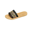 Xishuangbanna resort style ins ethnic style sandals for women summer outing soft bottom non-slip beach flip-flops for women