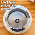 High-value cartoon animal floating ball cup cream carry-along kettle kids' 316 stainless steel insulated straw cup