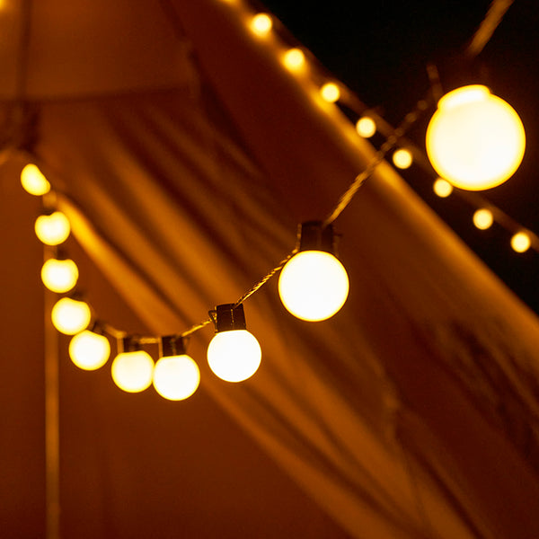 Customized outdoor decoration camping atmosphere arrangement light string tent canopy decorative light ball light string colorful lights full of stars