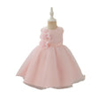 Girls' princess dress - baby birthday, first birthday, newborn, kids' dress - satin, high-end, sleeveless tank dress