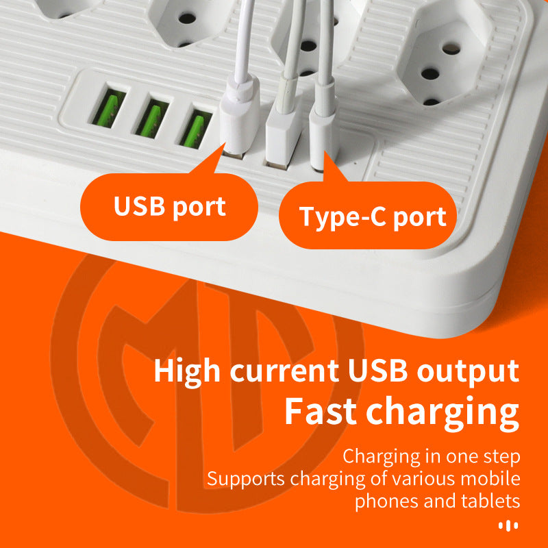 3-position 4-position 5-position socket usb power strip power strip brazilian socket south american socket paraguay socket