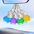 Car aromatherapy car pendant car pendant high-end perfume essential oil long-lasting light fragrance five-line cover aromatherapy accessories