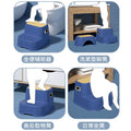 Kids stool thickened baby double-layer footstool non-slip stool plastic small bench toilet stool stable double-layer design
