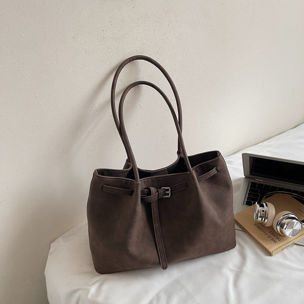 Vintage chic underarm bag with adorable puppy charm - new large capacity tote, premium lightweight luxury shoulder bag