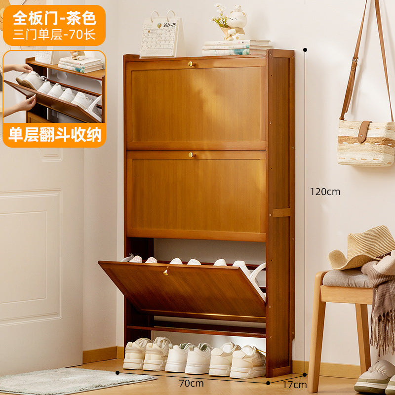 Simple shoe rack household door multi-layer with door dust-proof entry shoe rack shoe cabinet high vertical integrated storage rack