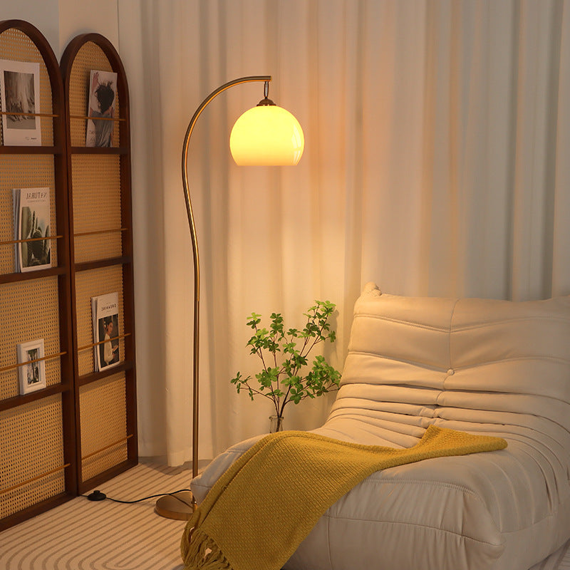Floor lamp french medieval style living room bedroom classy sense accessible luxury sofa side ornaments italian normcore atmosphere table lamp