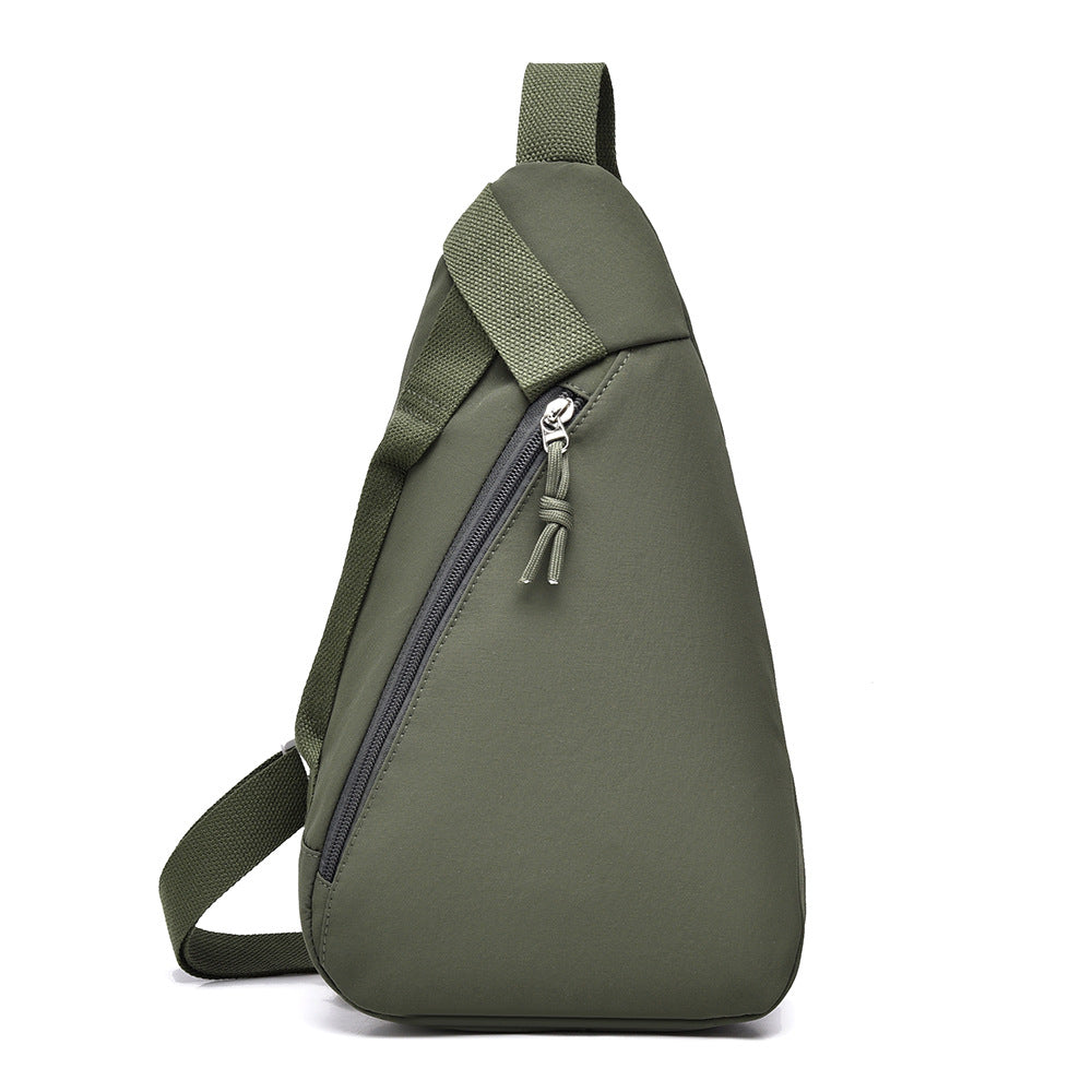 Fashion shoulder messenger bag large capacity outdoor messenger bag breast bag casual bag niche mobile phone bag small satchel