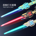 bestseller: razer lightsaber - star wars edition - kids' light-up thousand blades, finger-spinner, rotating, multi-color, gravity-sensing toy knife