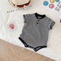 Baby onesies: cute short-sleeve rompers for newborns and infants - summer striped bodysuits for boys and girls