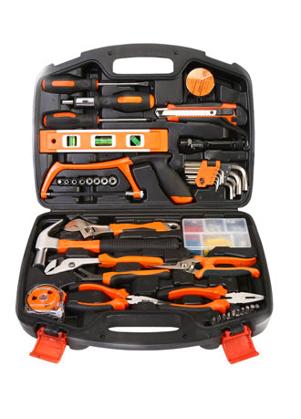 Household tool set, hardware tool gift toolbox, German hardware, new 100 pieces of manual combination tools