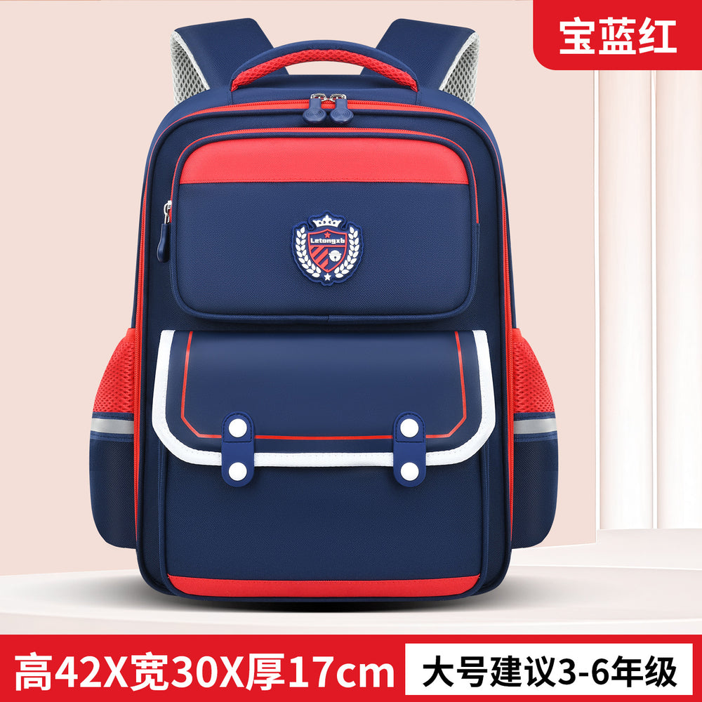 New british style elementary school backpack for girls, grades 1-6, ultra-lightweight, spine-protecting children's backpack - wholesale