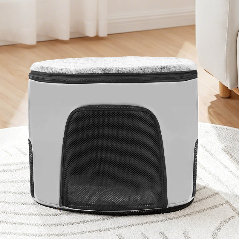 Wholesale new arrival eco-friendly eva cat house: large space, wear-resistant, scratch-proof, round dome house for cats and dogs, outdoor villa style