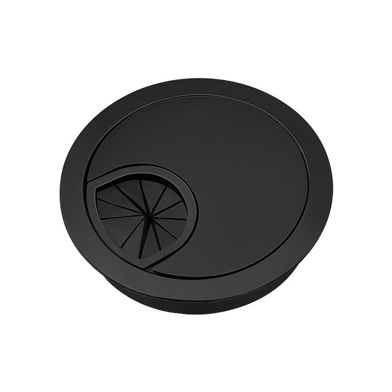 Computer desk threading hole cover plate, desktop cable box sealing cover, desk decorative ring opening hole round hole cover