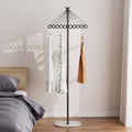 Luxury-feel metal coat rack with sturdy base - freestanding overcoat and windbreaker storage rack with multiple hooks for decorative storage
