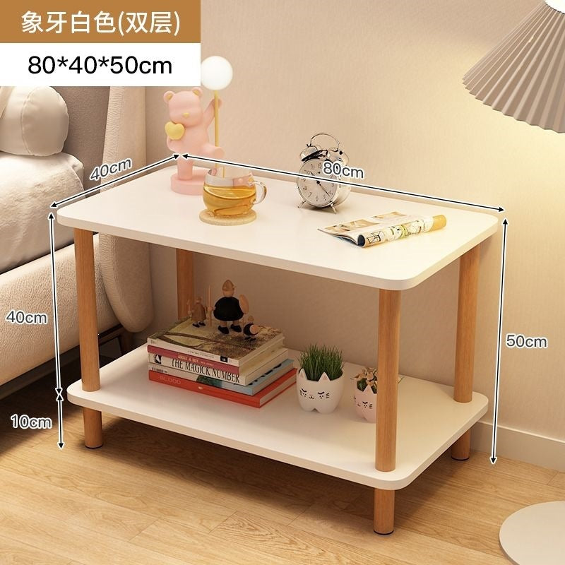 Bedside table bedside small table casual rental house small square table sofa side table bedroom simple for home storage rack