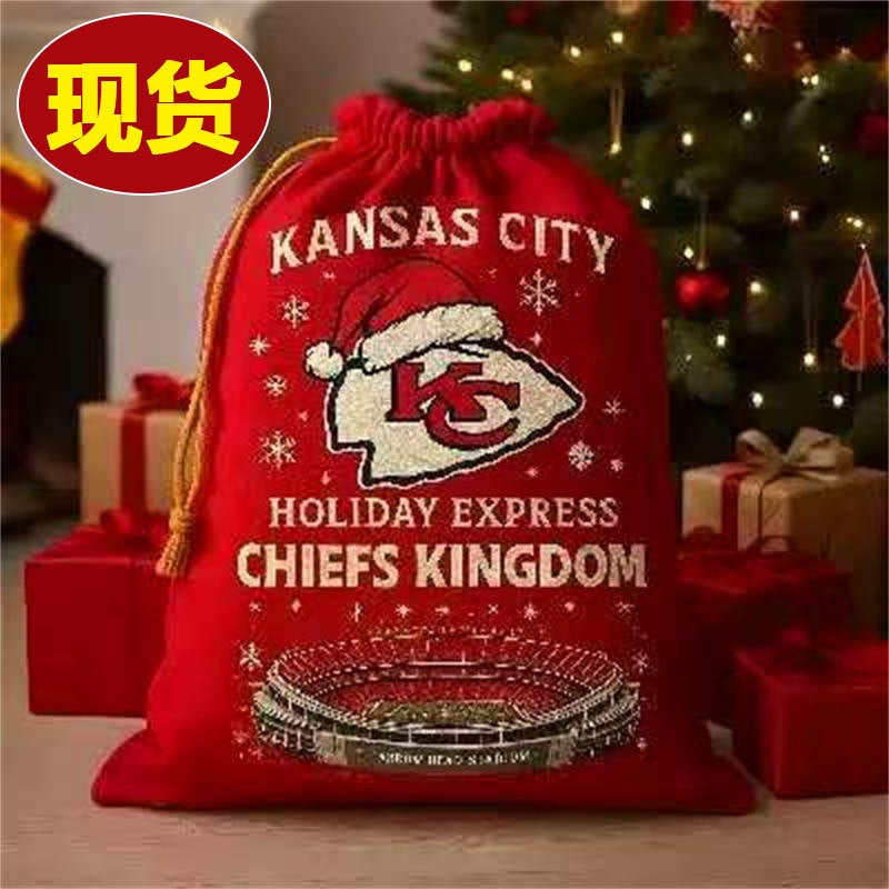 new arrival christmas red gold velvet gift bag santa gift backpack high-end packaging bag drawstring bag