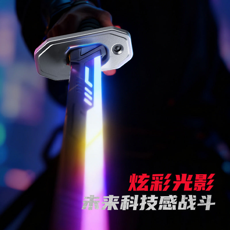Tiktok viral spray firework lightsaber - wandering swordsman glowing laser sword - katana toy for kids & boys