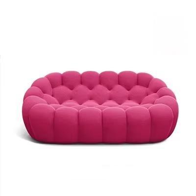 Modern minimalist bubble sofa - designer fabric, trending online, creative football art, curved sofa for home living room