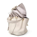 Bags 2024 new arrival bucket bag vegetable basket women's bag genuine leather satchel bag mommy bag bridal wedding bag high-end
