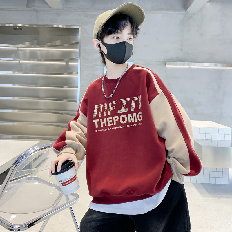 Kids' boys' sweatshirt - spring/autumn  new collection - toddler & little boy's spring/autumn style - baby boy's spring top