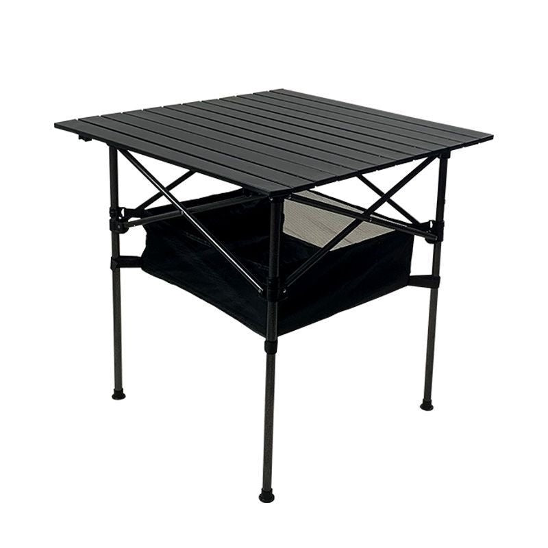 Outdoor folding table, camping table, live broadcast stall, egg roll table, mahjong table, height-adjustable square table, camping table