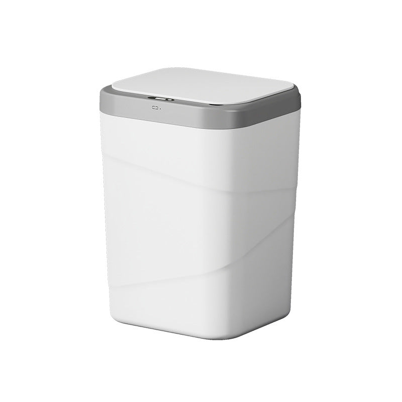 smart sensor trash can for home dormitory electric trash can large capacity hotel toilet slit trash can