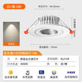 【upgraded bridgelux chip】all-aluminum mini spotlight 5w - white - natural light 4000k full spectrum 98 cri