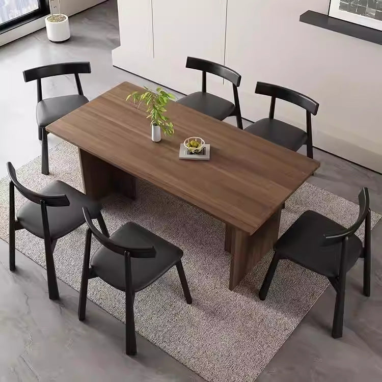 Scandinavian solid wood dining chair for home chinese ancient styleretro black chair ash wood dining table and chair italian normcore back chair