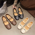 2026new arrival baotou flats women's square toe flats bowsclassy mary jane shoes all-inclusive fashion slippers