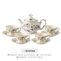 Vintage french afternoon tea teapot and coffee cup saucer set - a beautiful ceramic gift set perfect for housewarming