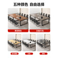 Conference table - modern minimalist long table, ideal for training, reception, negotiations, and office/meeting room use - table and chair set