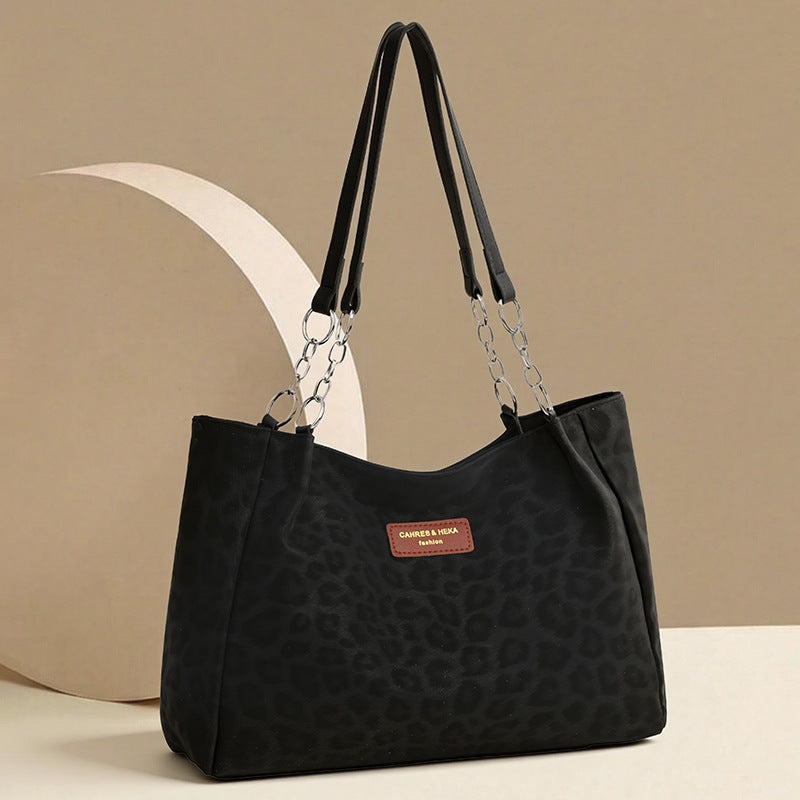 Large capacity shoulder bag 2026 new style minimalist retro casual trendy handbag women's bag versatile commuter tote bag